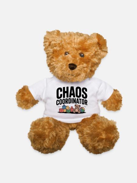 Chaos Coordinator - Teddy Bear - white - Front