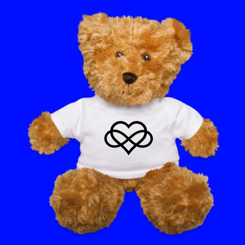 Infinity Heart (black) - Teddy Bear