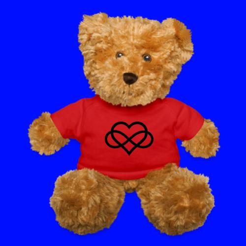 Infinity Heart (black) - Teddy Bear