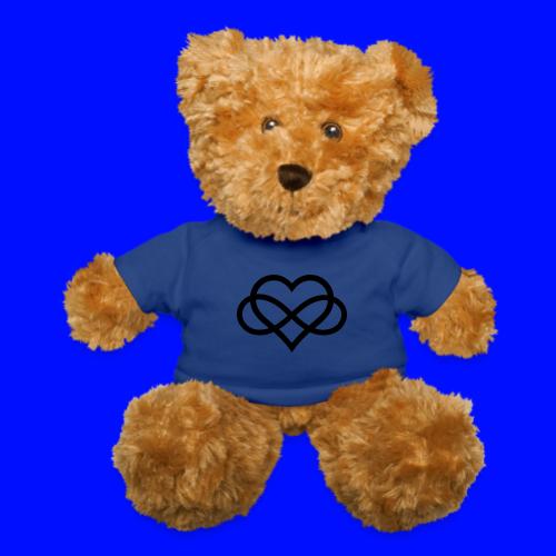 Infinity Heart (black) - Teddy Bear