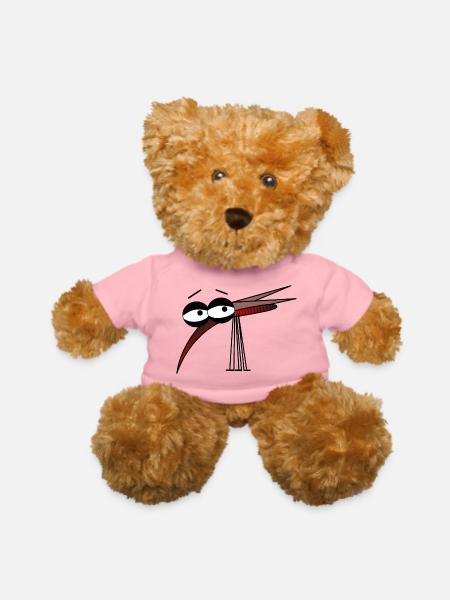 The Mozzie (Mosquito) - Teddy Bear - petal pink - Front