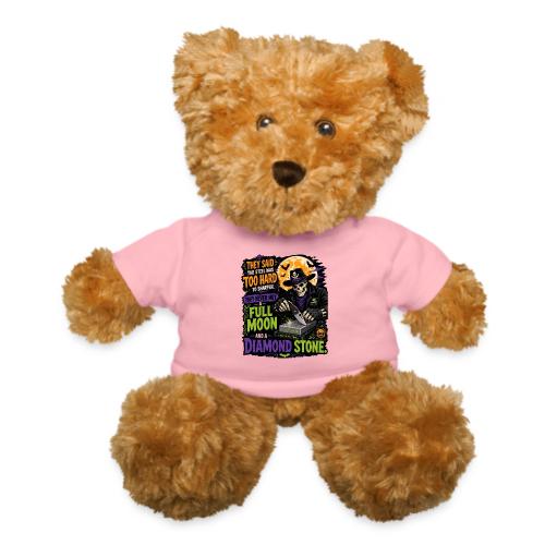 Too Hard To Sharpen Diamond Stone - Skeleton Knife - Teddy Bear