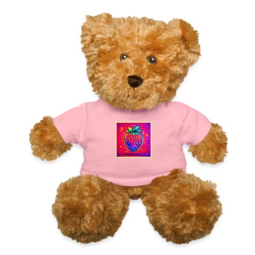 Neon Strawberry Pop - Teddy Bear