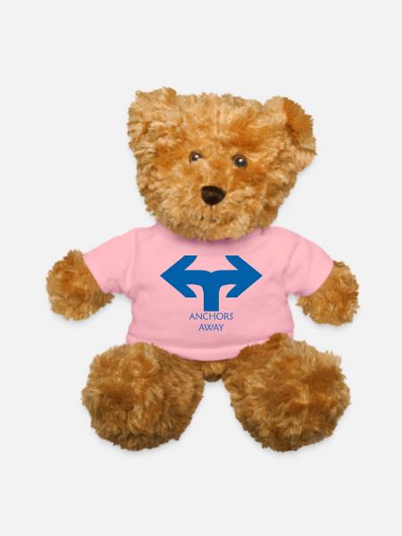 Anchors Away - Teddy Bear - petal pink