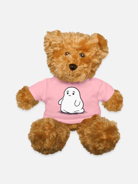 Cute Meh Blob - Teddy Bear - petal pink - Front