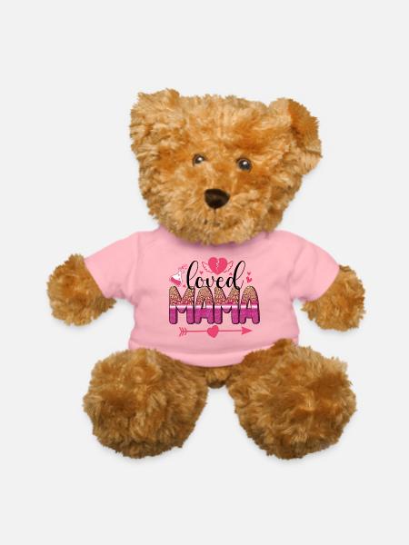Valentines, Valentines Day, Retro Valentine - Teddy Bear - petal pink - Front