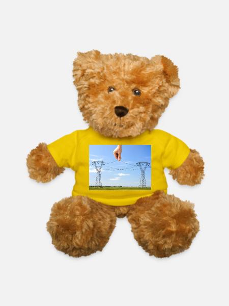Don't Touch! - Teddy Bear - yellow - Front