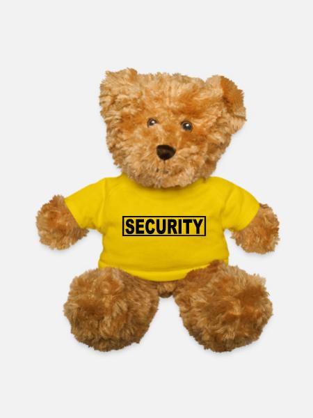 Security - Teddy Bear - yellow - Front
