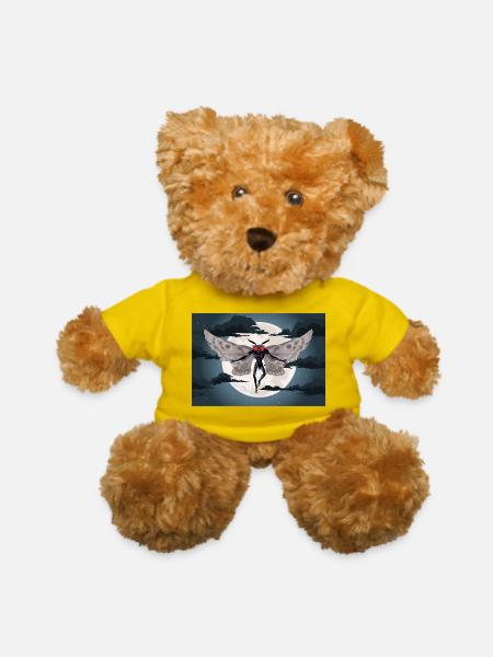 the mothman - Teddy Bear - yellow - Front
