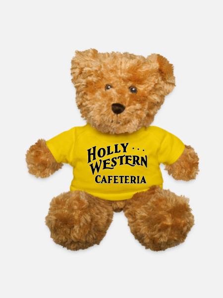 Holly Western Cafeteria Signage - Teddy Bear - yellow - Front