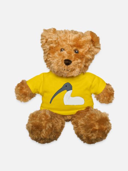 Bin Chicken - Teddy Bear - yellow