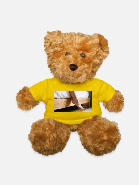 Female feet - Teddy Bear - yellow - Front