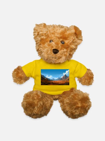 Crimson Desert Canyon Vista - Teddy Bear - yellow - Front