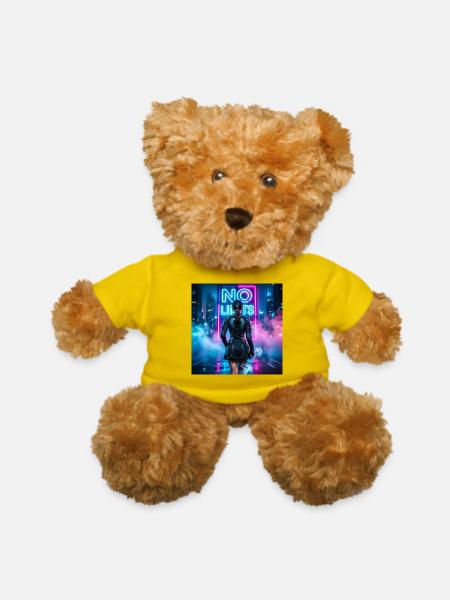 Cyberpunk Aesthetic Armor — Unlimited Digital - Teddy Bear - yellow