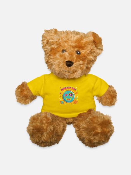 Dream Big Celestial Smile - Teddy Bear - yellow