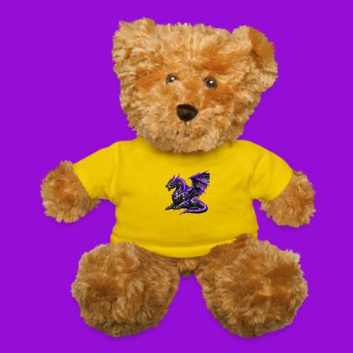 Neon Dragon at Rest - Teddy Bear