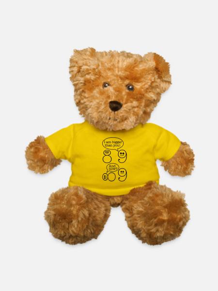 Maths Joke - Teddy Bear - yellow