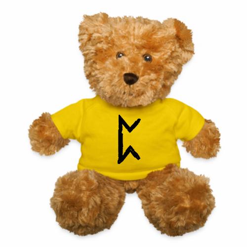 Elder Futhark Rune Perthro - Letter P - Teddy Bear