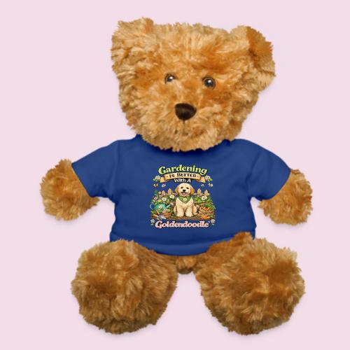 Gardening Is Better With A Goldendoodle - Teddy Bear