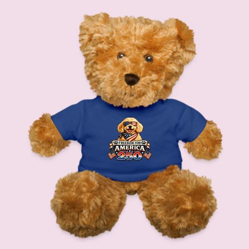 Freedom For America 250 Patriotic Goldendoodle - Teddy Bear