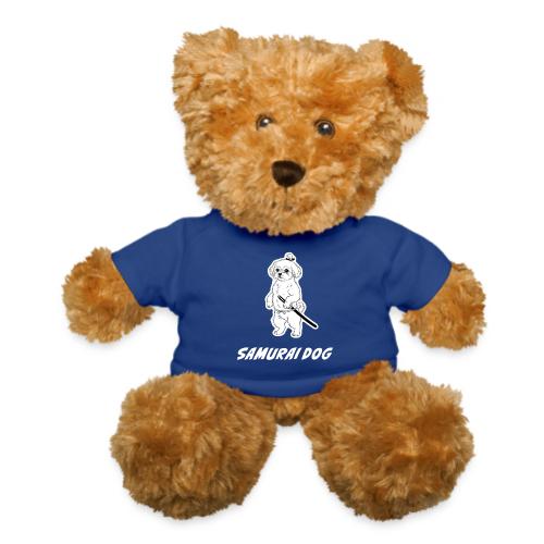 Samurai Maltese Katana Warrior Dog Tee - Teddy Bear