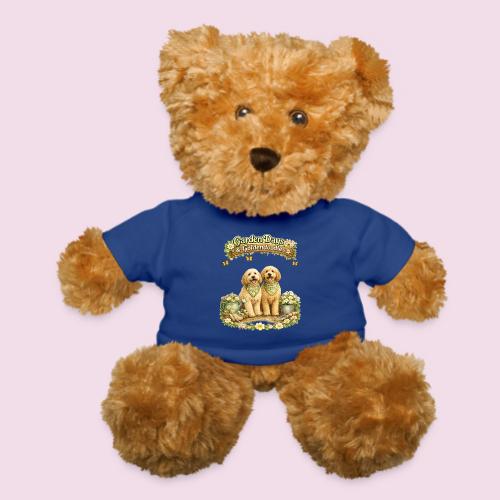 Garden Days & Goldendoodles Cozy Dog Lovers Design - Teddy Bear