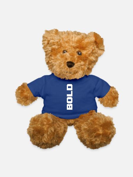 BOLD - Teddy Bear - royal blue - Front