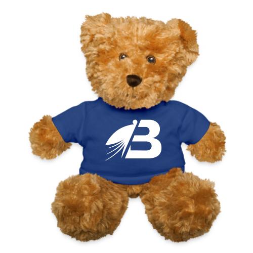 Bluefly Logomark - White - Teddy Bear
