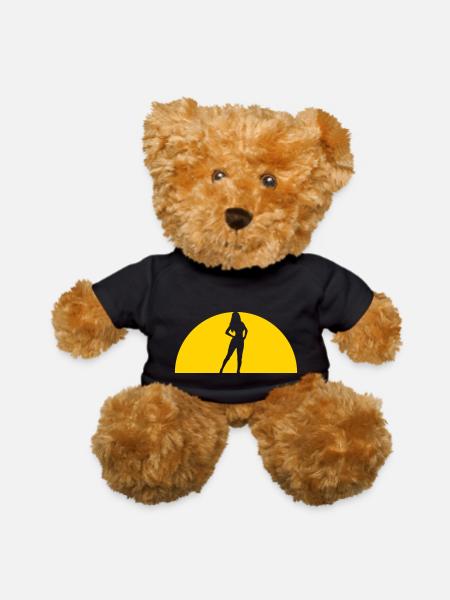 Evening Sun Woman - Teddy Bear - black - Front
