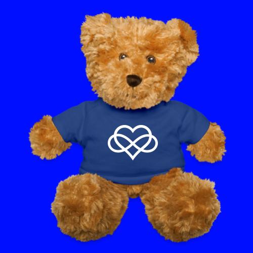 Infinity-Heart (white) - Teddy Bear