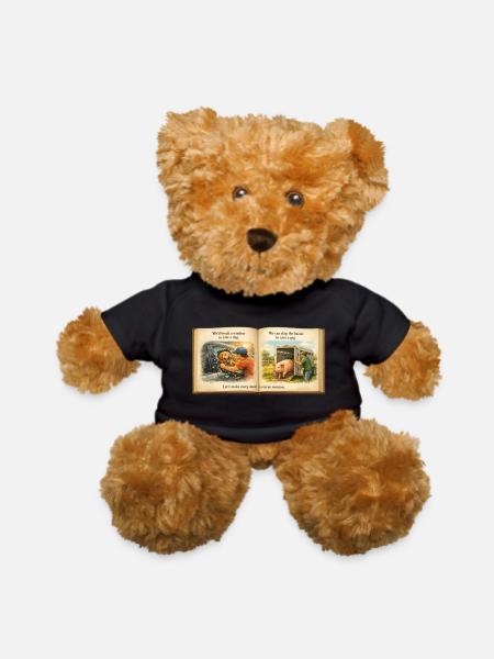 Compassion in Action - Turn a Meal into a Rescue  - Teddy Bear - black - Front