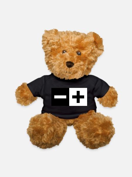 Minus Plus - Teddy Bear - black - Front