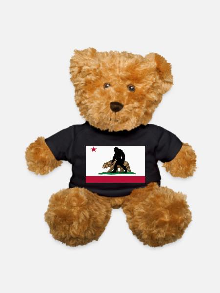 Bigfoot California's Cryptid Legend - Teddy Bear - black - Front