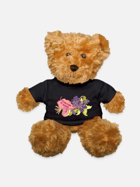 Everyone Is Queer - Teddy Bear - black - Front