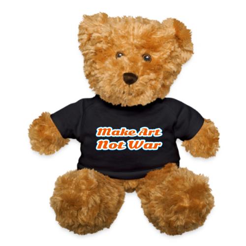 Make Art Not War — Peaceful Creativity Script - Teddy Bear