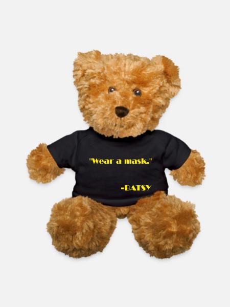 BatMask - Teddy Bear - black