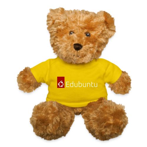 Edubuntu Logo 2023 - White - Teddy Bear
