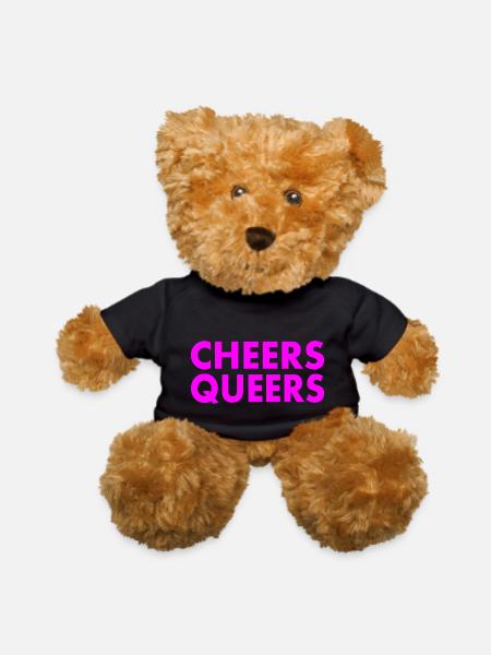 Cheers queers - Teddy Bear - black - Front