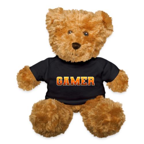 Gamer Varsity Gradient Design for Apparel - Teddy Bear