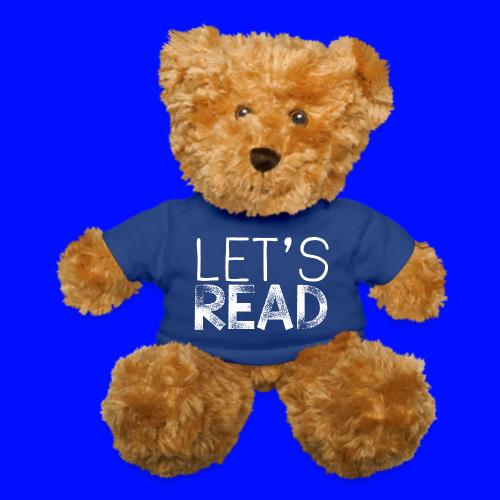 Let's Read Teacher Pillow Classroom Library Pillow - Teddy Bear
