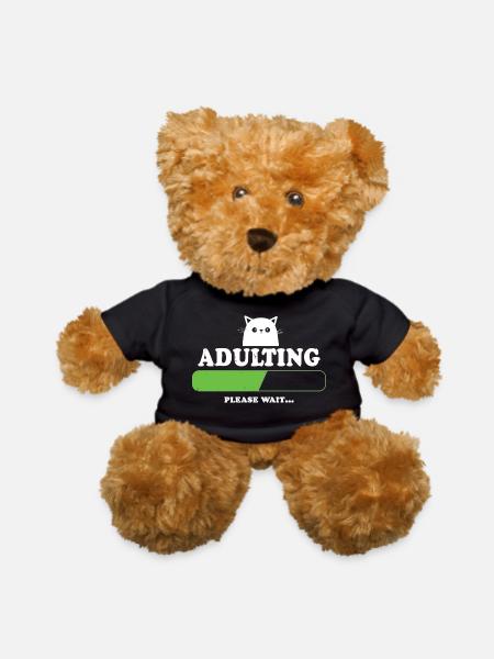 adultin - Teddy Bear - black