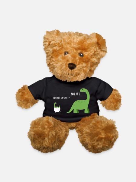 Atheism Rational Thinker Philosophy Atheist Gift - Teddy Bear - black - Front
