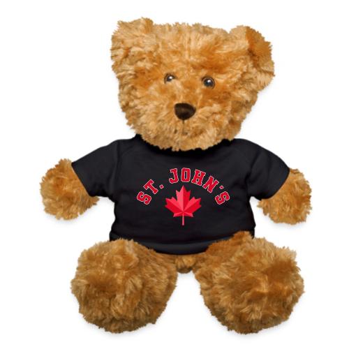 St. John's with maple leaf - Teddy Bear