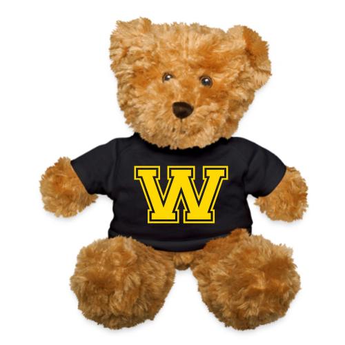 Letter W – Capital Athletic Alphabet Monogram - Teddy Bear