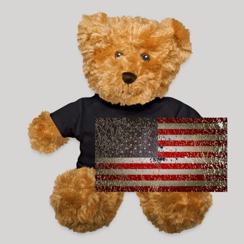 US Flag distressed - Teddy Bear