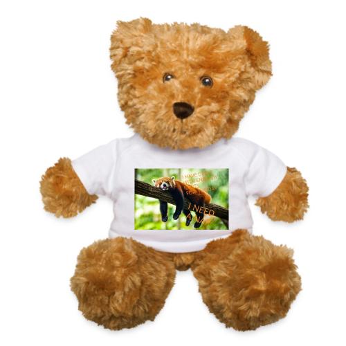 Fox napping meme - Teddy Bear