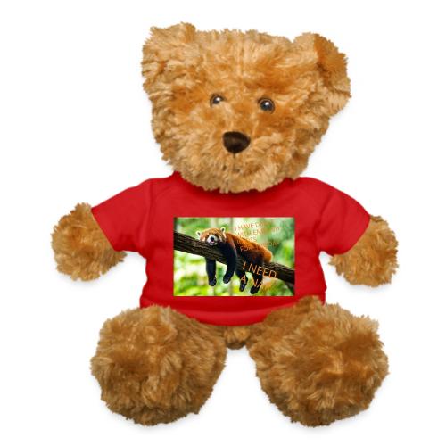 Fox napping meme - Teddy Bear