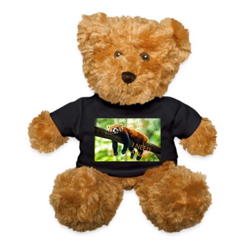 Fox napping meme - Teddy Bear