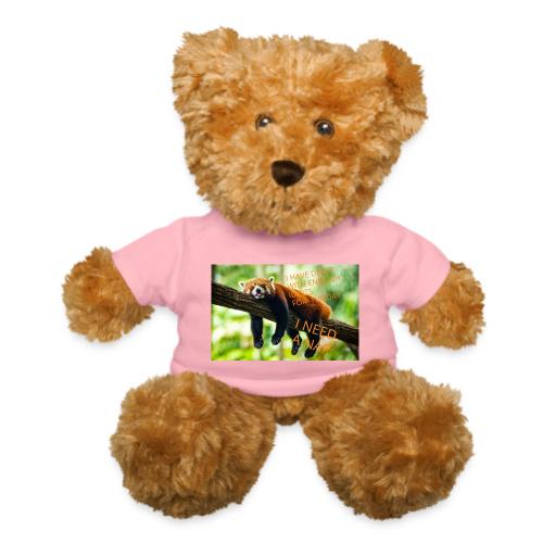 Fox napping meme - Teddy Bear