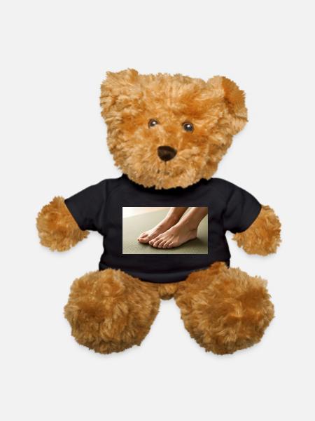 Relaxed feet - Teddy Bear - black - Front